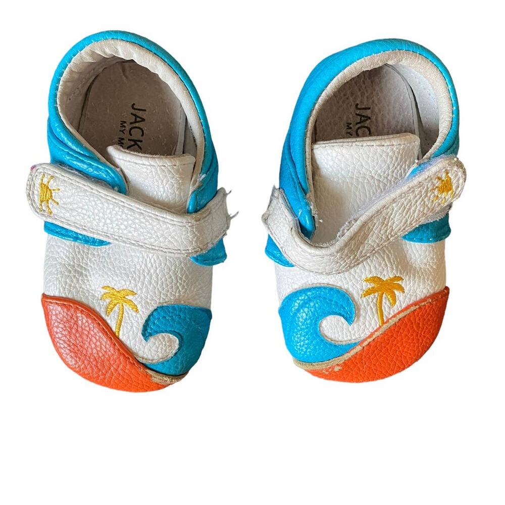 Jack and Lily My Mocs Palm Trees Waves Shoes